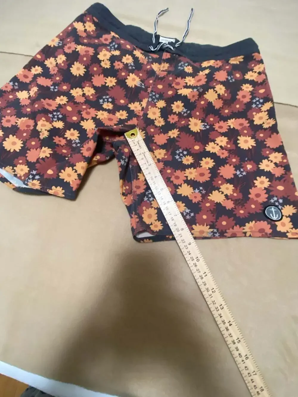 Captain Fin Men's Floral Print Swim Trunks